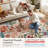 Tawann Machine Washable Floral Farmhouse Area Rug with Non-Slip Backing for Living Room, Dining Room, Bedroom-1654542823