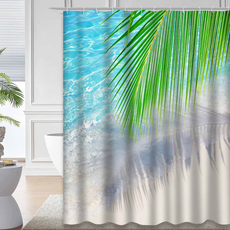 Feuille de palmier Summer Beach, L 72 po x l 78 po