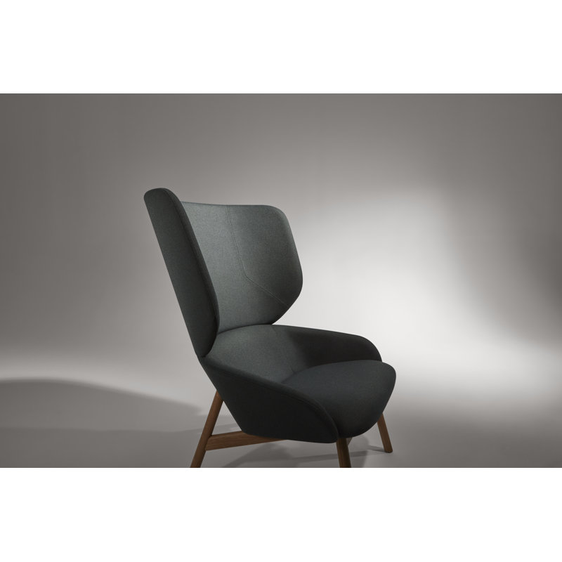 Heads Up Lounge Chair, Maharam Messenger in Everglade