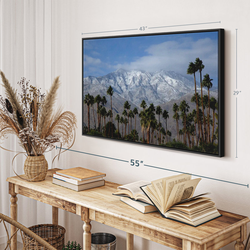 «Ottoser Palm Springs Sierras», reproduction sur toile, H 29 po x l 43 po
