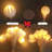 80 Outdoor Camping Decorative LED Solar Light String Ceiling Tent Color Light String