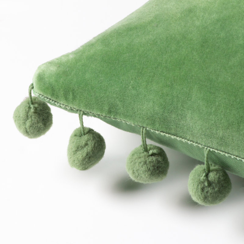 Dora Throw Cushion, 45cm H x 45cm W, Square, Green