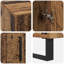 Desk With Shelf 140 X 50 X 75 Cm Engineered Wood-268791324