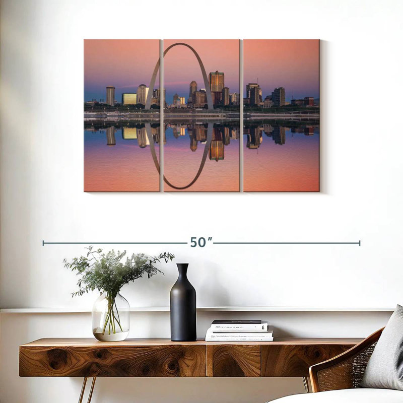 Syd St Louis Skyline, 24" H x 38" W
