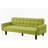 Linen Square Arm Sleeper Sofa Bed-416323051
