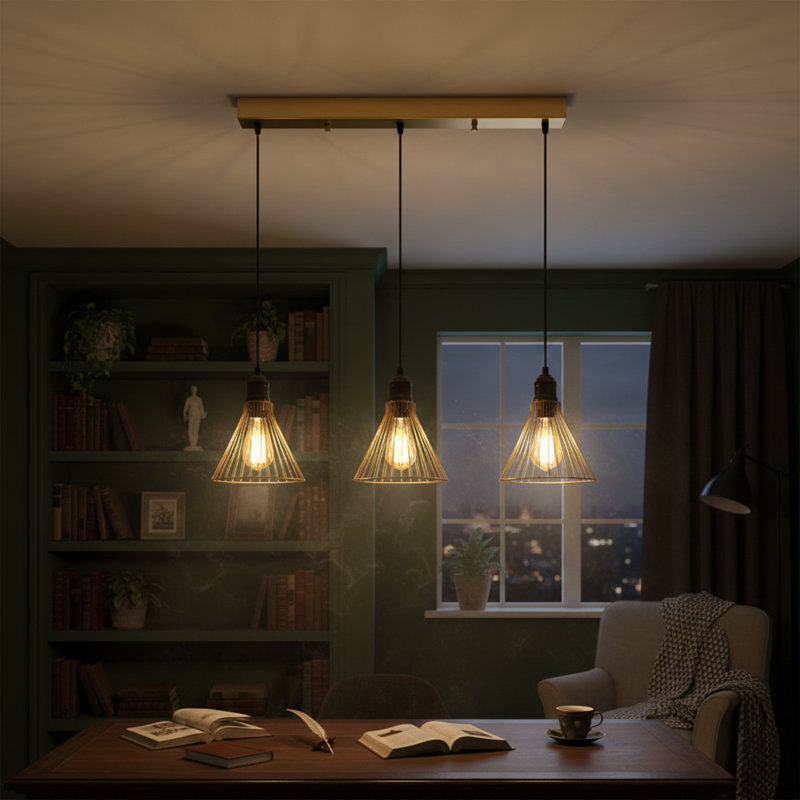 Luminaire suspendu en métal 3 lumières Aurelius
Commercialisation