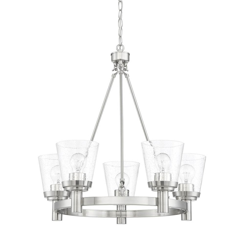 Lustre classique 5 lumières à abat-jour Sonlin