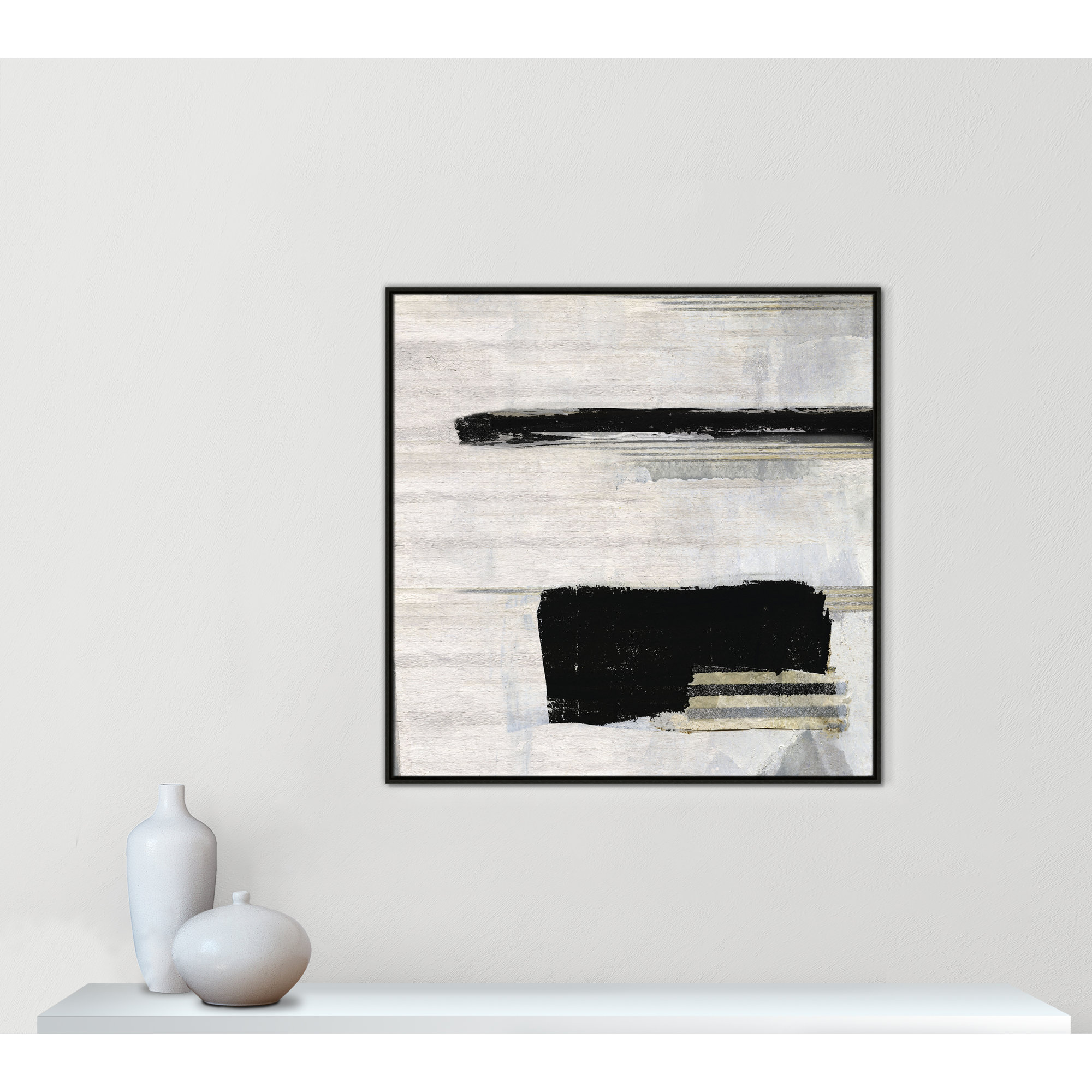 La Bande II Print by Sally Swatland, Espresso, 41.5" H x 41.5" W