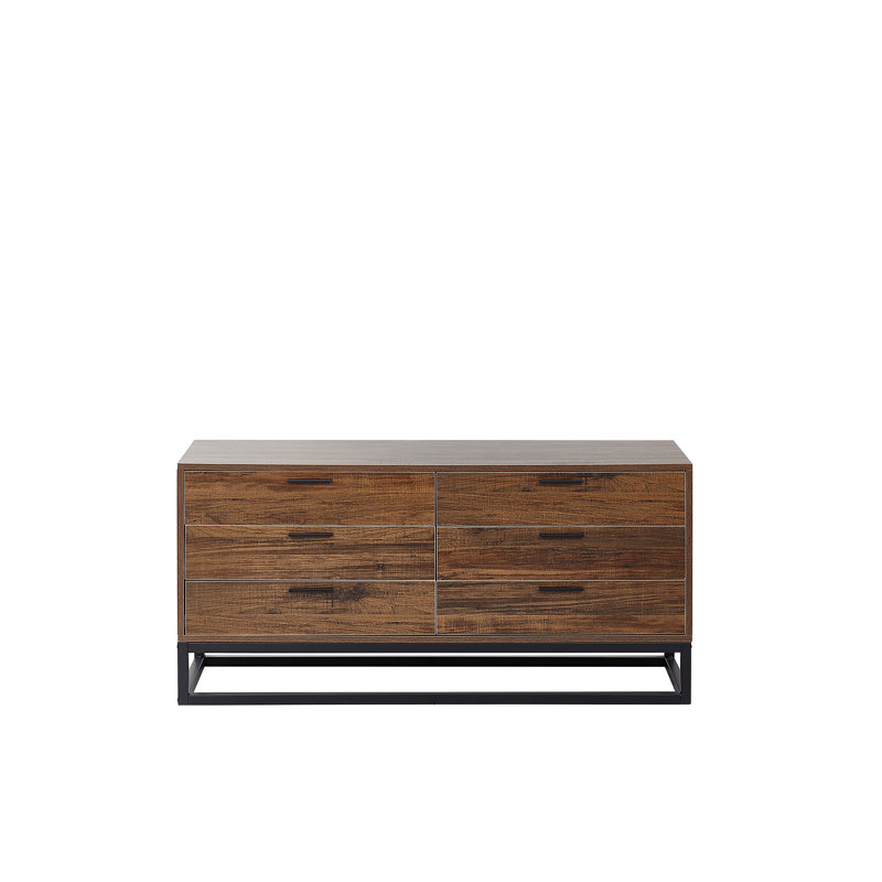 Omeara 120cm W 6 - Drawer Chest of Drawers