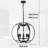 5 - Light Dimmable Lantern Globe Chandelier