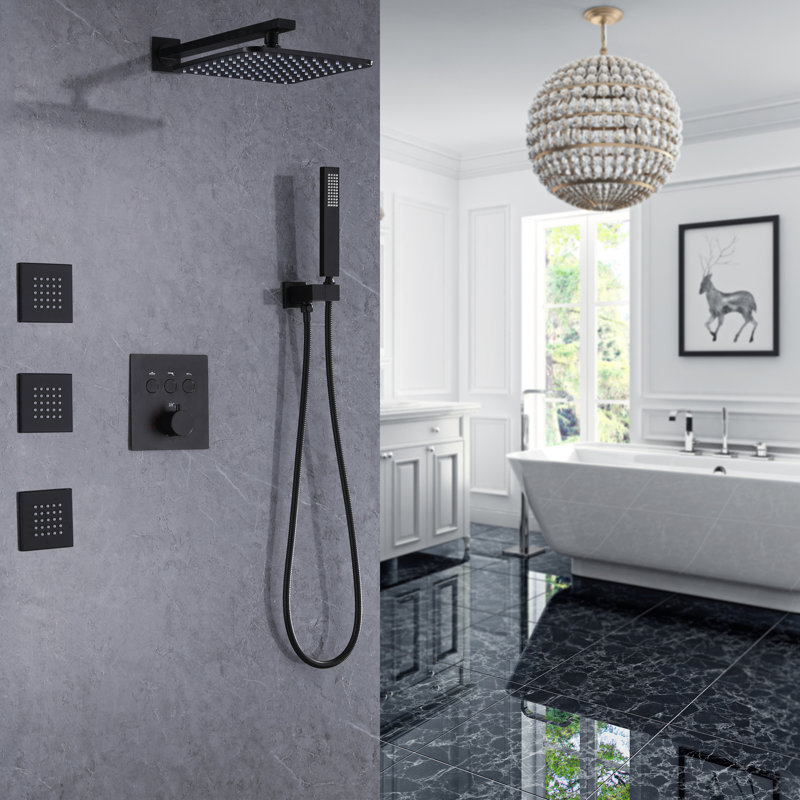 Thermostatic All-In-One Kit with Rough in-Valve