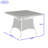 Wicker Dining Table with Desktop