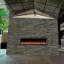 Foyer électrique intelligent ZEF48X Latitude II 48 "Liedeer Homes | Fixation murale et encastrée ultra-mince | Multi-flammes HD, bûches respirantes avec pierres de glace concassée, contrôle de l'application-135262034-135262037