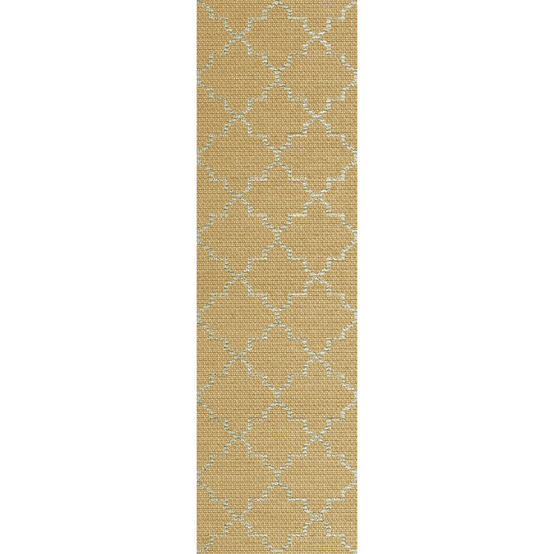 Tapis orange intérieur / extérieur Natoma, Tapis de couloir : 2 pi 2 po x 7 pi 7 po