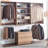Devi Oak Wood Closet System-917642663