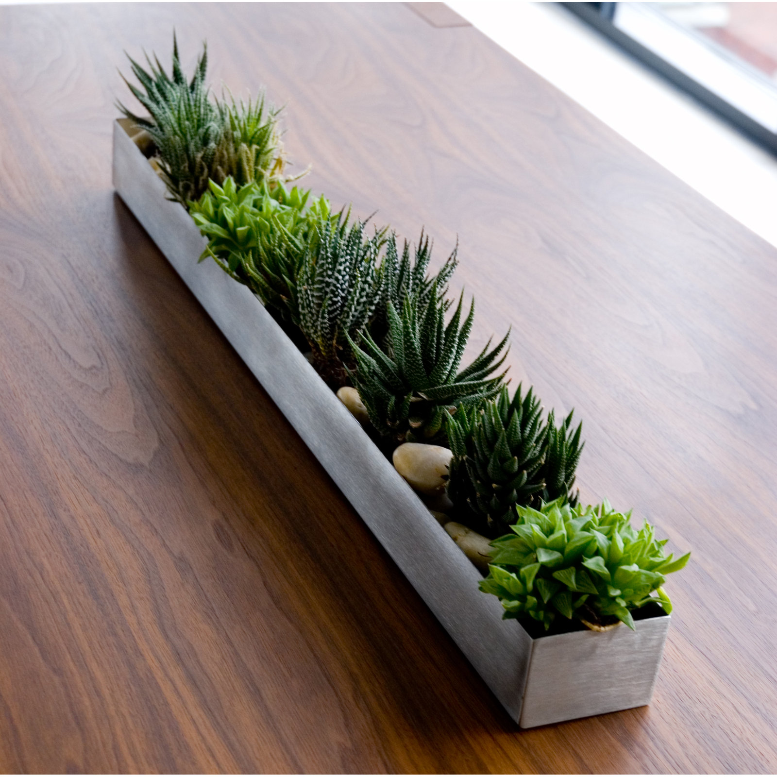 30" Planter Box, Vessel Planter Stainless Steel