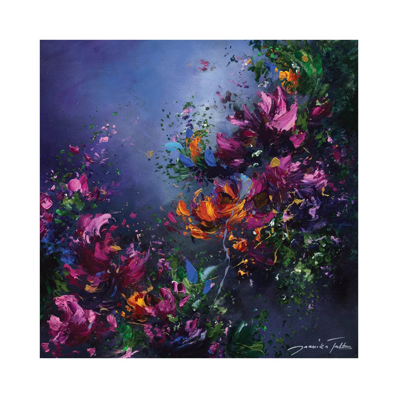 Autumn Sonata by Jaanika Talts - Wrapped Canvas Painting, 30.48 cm H x 30.48 cm W