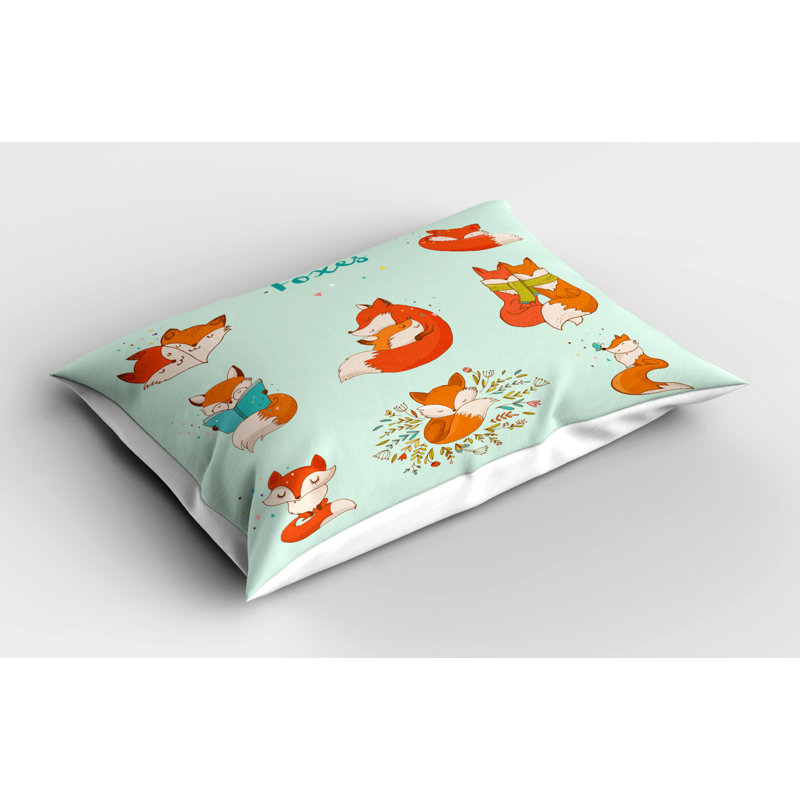 Fox Polyester Sham Set, Twin