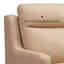 Fauteuil inclinable électrique de 55 po à trois moteurs, sans encombrement, canapé deux places en cuir avec ports USB et USB-C.-130372694
