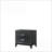 Haiden Weathered Black 2-Drawer Modern Nightstand-1199725309