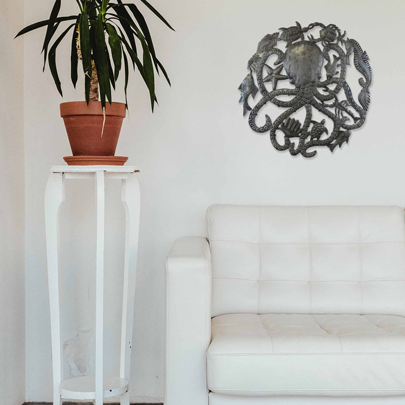 Handmade Coastal Landscape & Nature Wall Decor on Metal