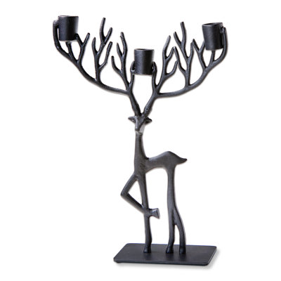 Porte-bougie Forest Reindeer