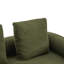 Canapé moderne 78 po 3 places rembourré vert surdimensionné avec 3 coussins moelleux pour salon, chambre à coucher et appartement-1870354340