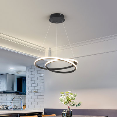 Luminaire suspendu DEL à niveaux dégradés Jaxcyn