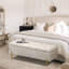 Banc de rangement rembourré avec couvercle Yvonne-305322592