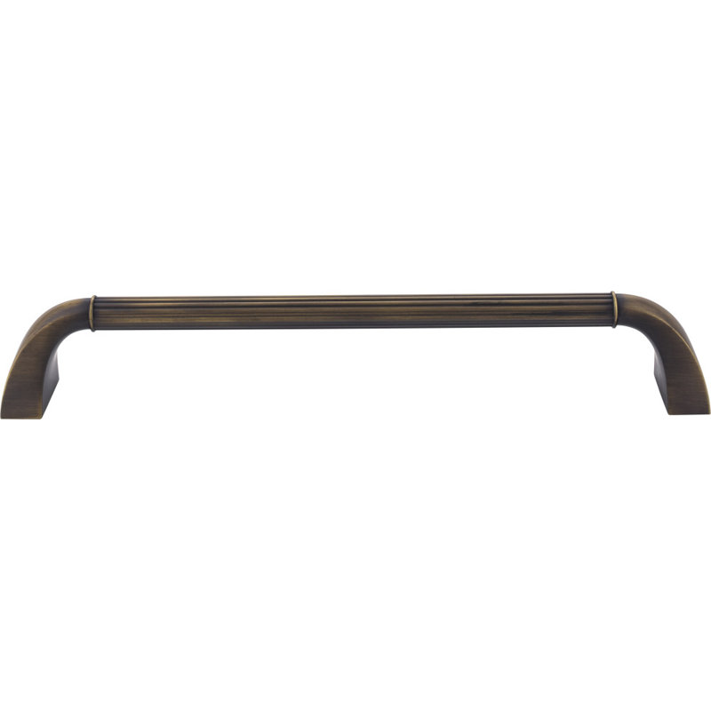 Cordova Bar Pull, 12", Antique Brushed Satin Brass