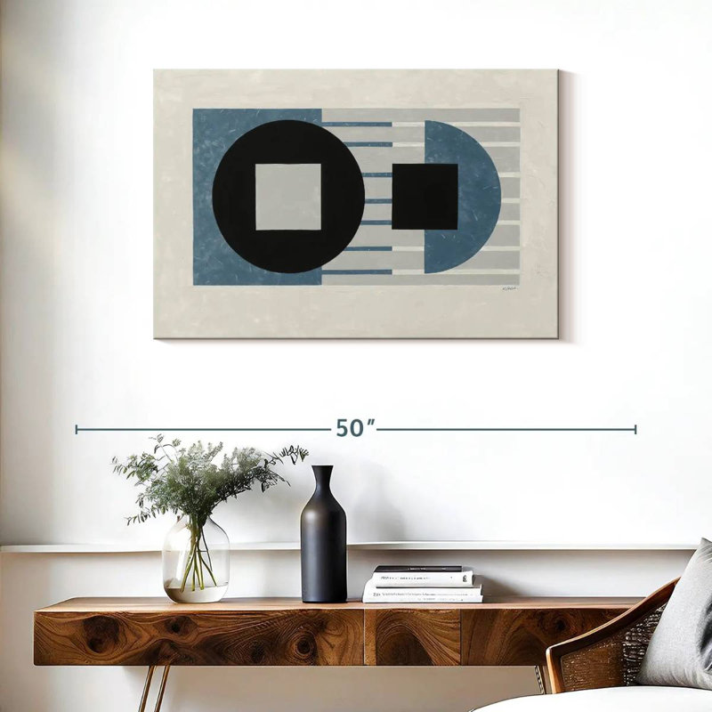 Avery Laterally Speaking Blue, 24" H x 36" W
