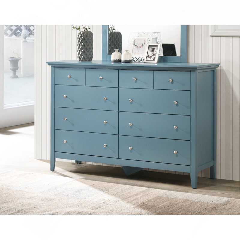 Commode élégante élégante sarcelle pour toute pièce, Sarcelle