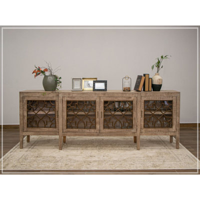 Mandala Solid Wood 107" Console Table / TV Stand
