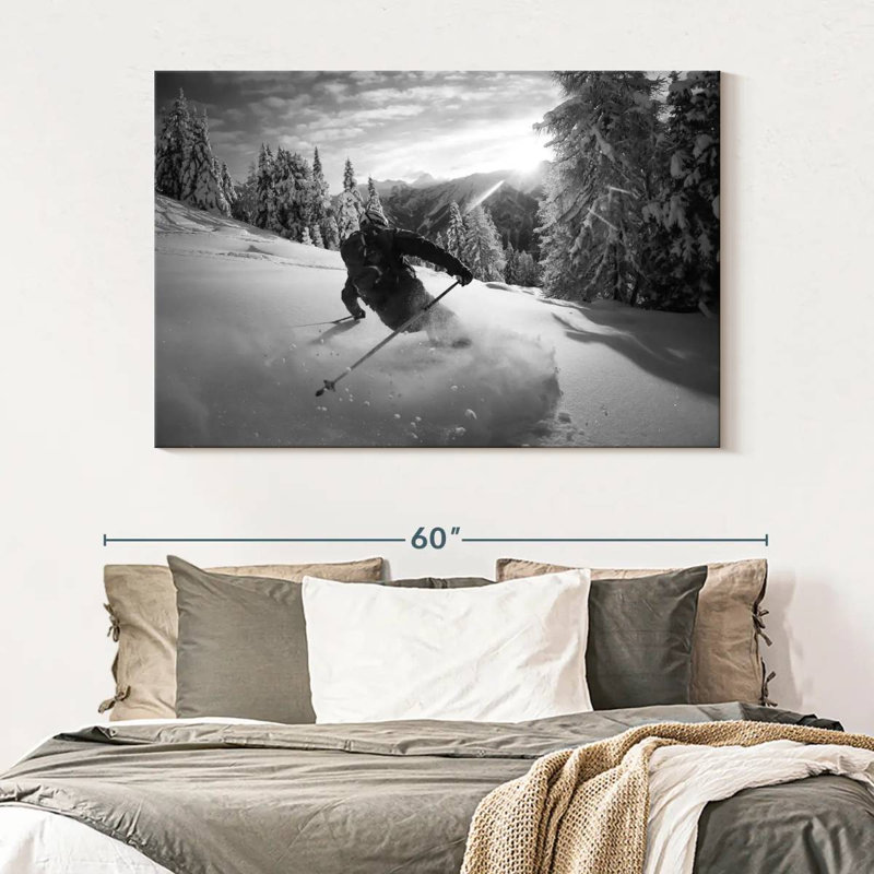 Sireci Snow Skiing, 34" H x 51" W