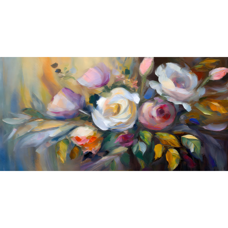 Célébration du printemps, H 18 po x l 36 po