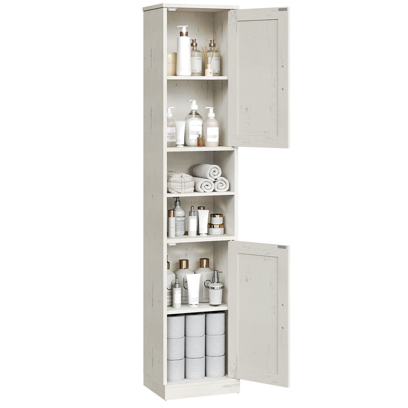 66.3''H Narrow Tall Bathroom Cabinet Linen Cabinet Storage Cabinet