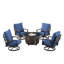 Orthman 4 - Person Patio Conversation Set with Cushions-257268602