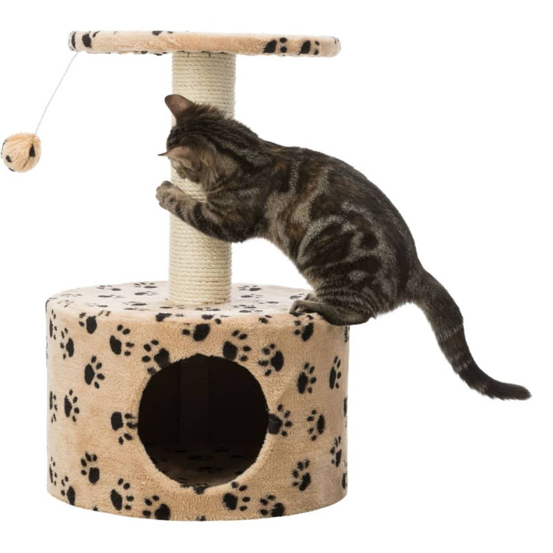 61cm H Cat Tree, Beige