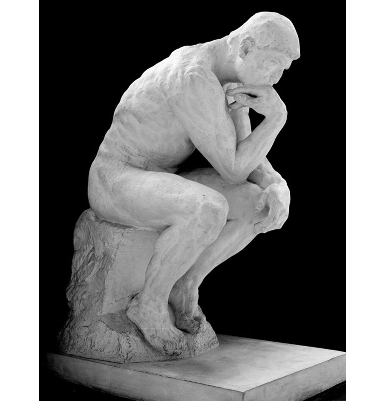 The Thinker, 36" H x 28" W