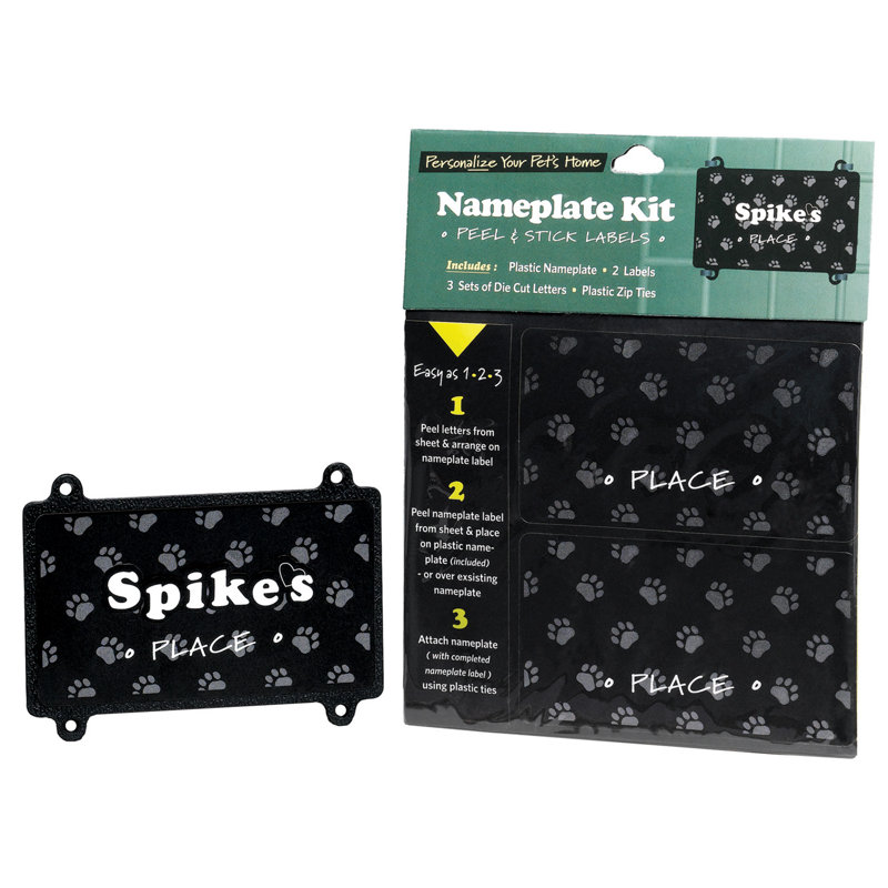 Kit de personnalisation de plaque signalétique
