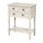Narrow Console Table, Slim Sofa Table With Three Storage Drawers And Bottom Shelf (Ivory White)-1184002620