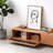 Simple solid wood coffee table TV cabinet combinat