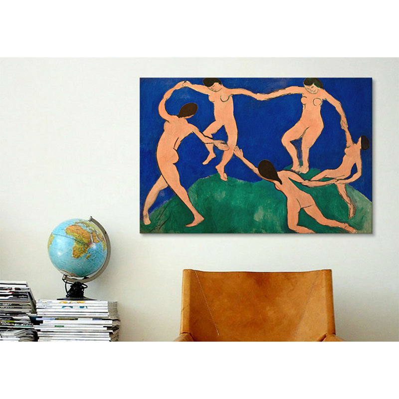«The Dance I» par Henri Matisse, reproduction d'art sur toile tendue, H 18 po x l 26 po x P 1,5 po