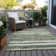 Machine Washable Indoor/Outdoor Cicel ACN1191 Sage Rug