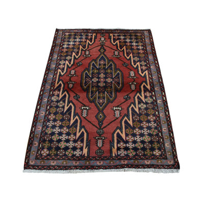 Stormstown One-of-a-Kind 3'5" X 5' New Age Wool Area Rug Red