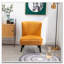 Fauteuil d'appoint en velours-1033517154