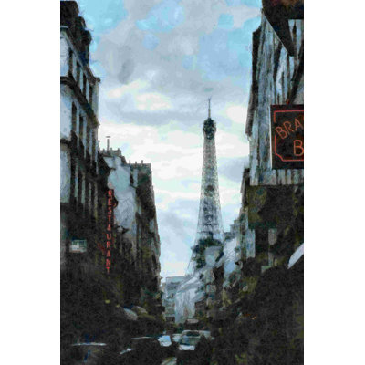 Tour Eiffel peinte en bleu