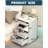 Nightstand With Charging Station, Bedside Table With 3 Drawers And LED Lights, End Table Sofa Couch Side Table With Pull-Out Shelf-590586808