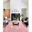 Tapis rose à poils longs Dosie-754293667