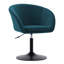 Velvet Swivel Barrel Chair-2003668690